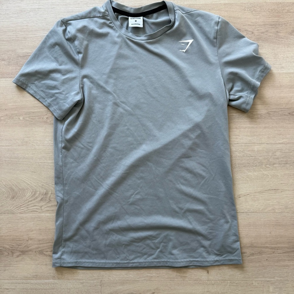 Gymshark Light Gray Short Sleeve Tee